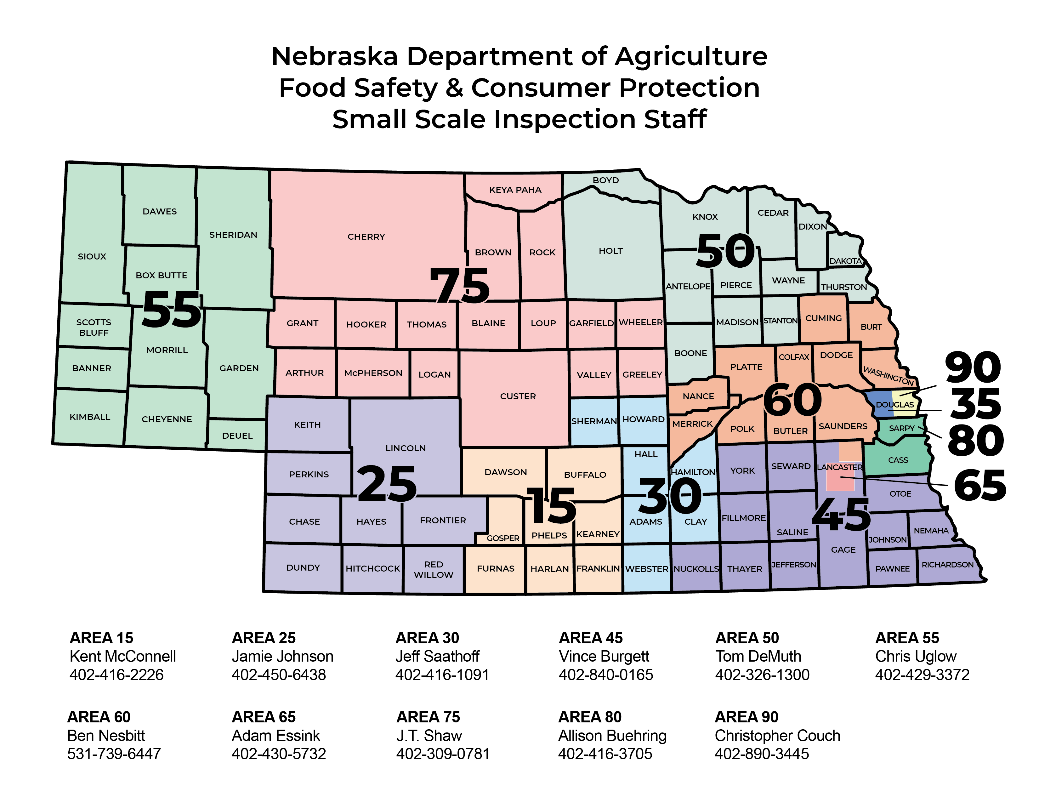 WAM Small Scale Inspection Map