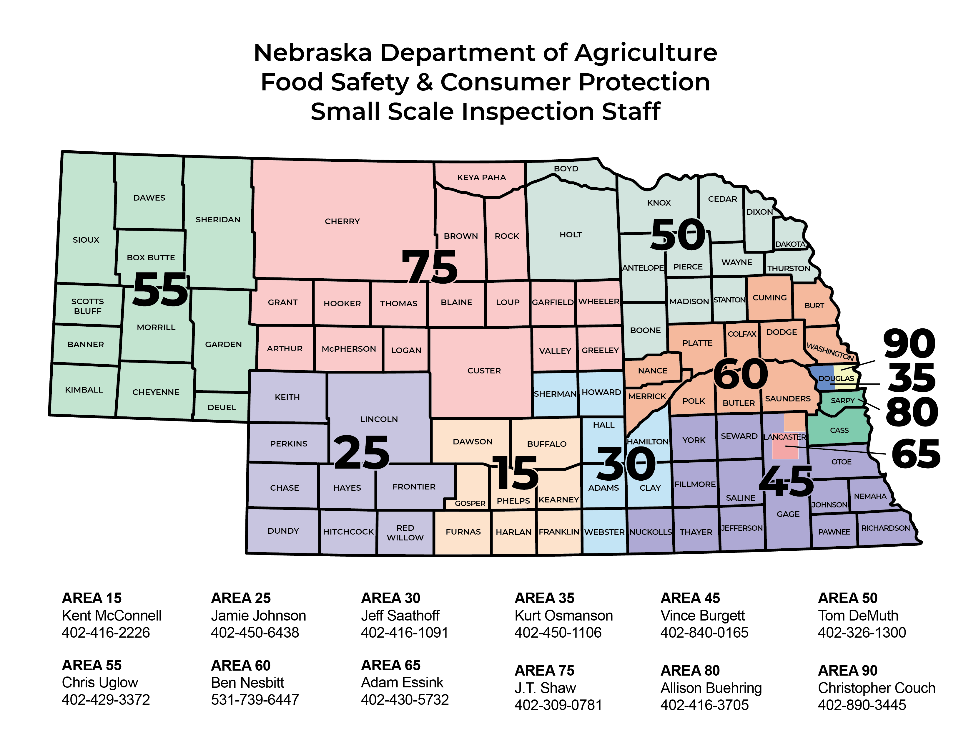 WAM Small Scale Inspection Map